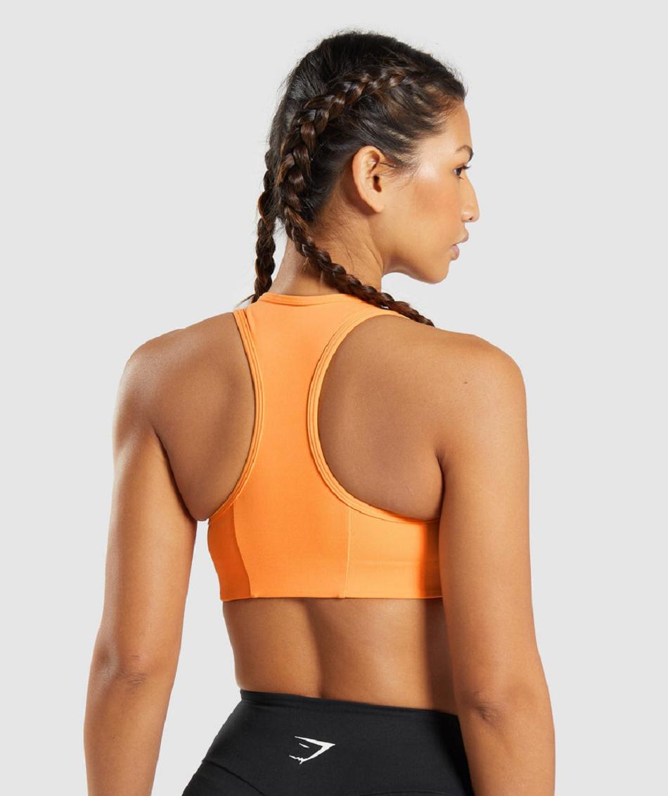 Sujetadores Deportivos Gymshark Essential Racer Back Mujer Albaricoque Naranjas | CO 2144SGL